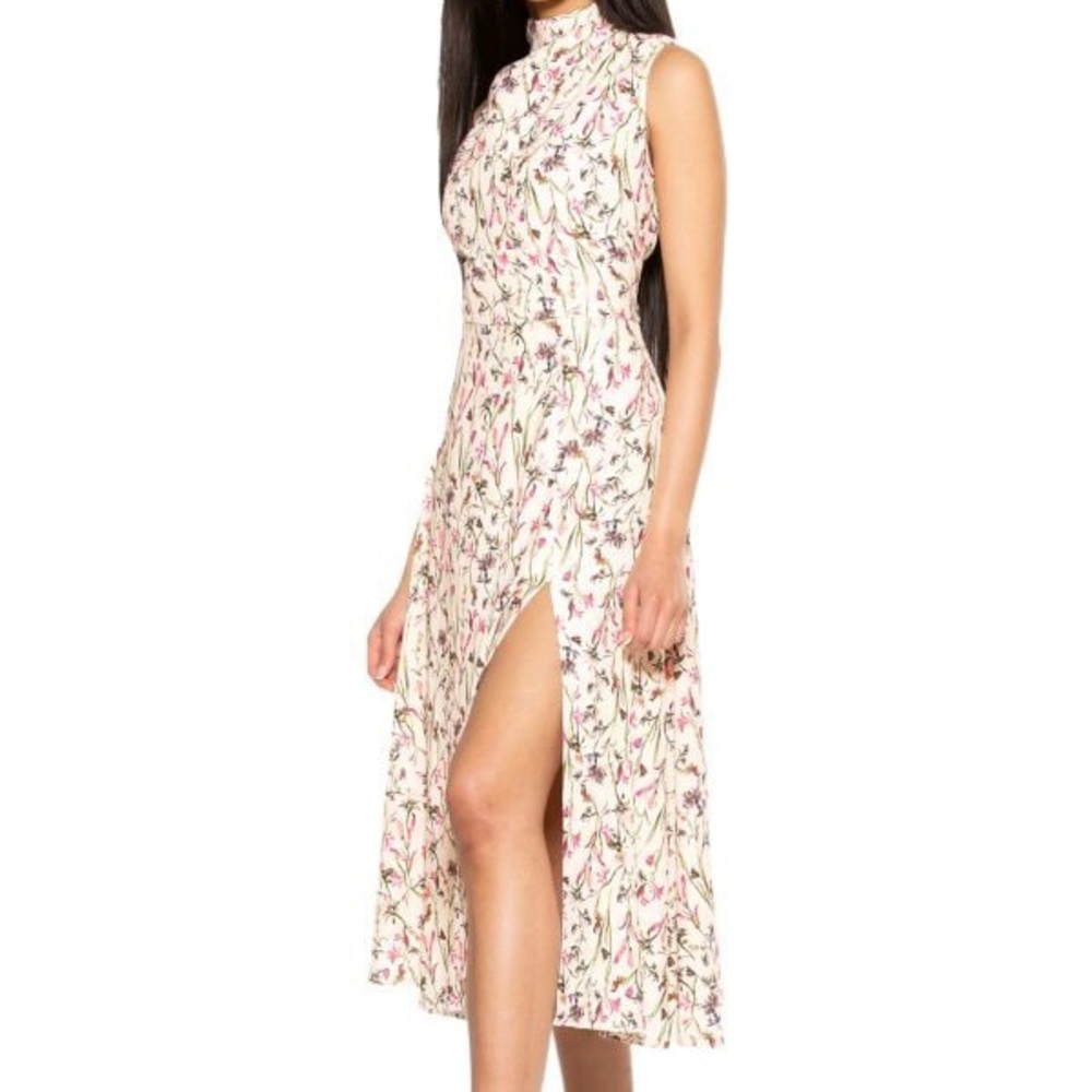 Veronica Draped Mockneck Dress